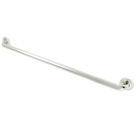 Laurel Contemporary Grab Bar, 15-1/16" L, 17 ga. Brass, Polished Nickel DR814366
